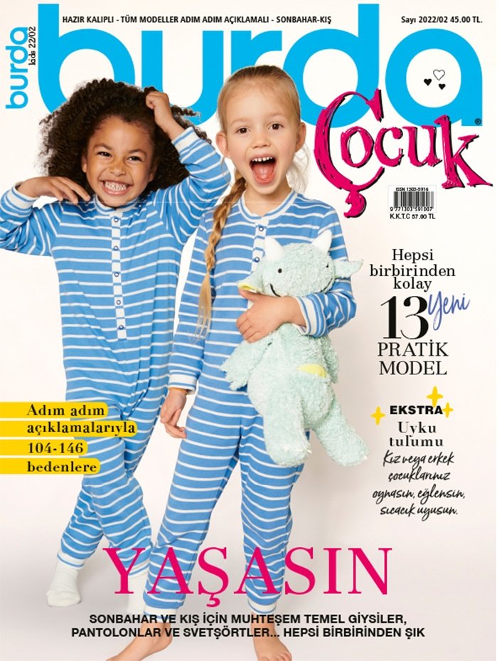 burda çocuk Burda Çocuk 2022/2 - Görsel 1