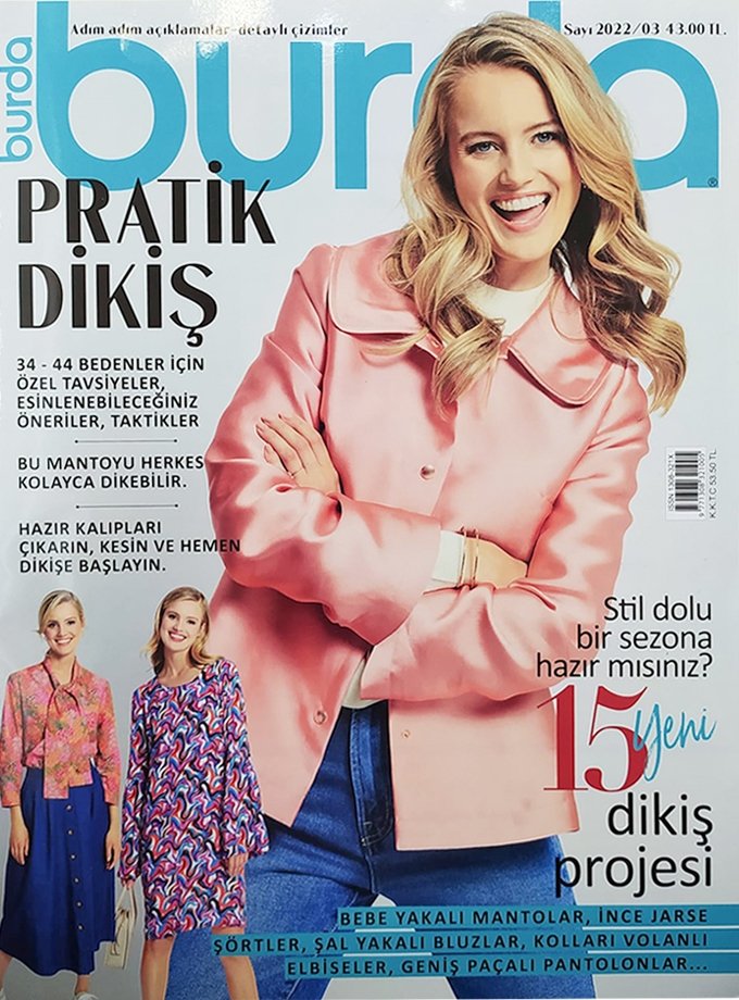 burda Burda Pratik Dikiş 2022/3 - Görsel 1
