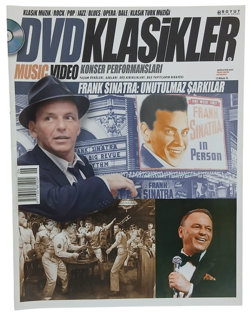 dvdklasik8-Photoroom Dvd Klasikler Frank Sinatra:Untulmaz Şarkılar Ansiklopedik Dergi - Görsel 1