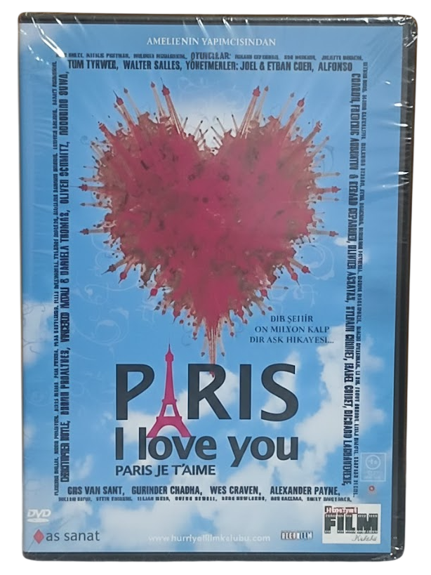 paris-Photoroom Paris I Love You-Paris Je T'aime Dvd - Görsel 1