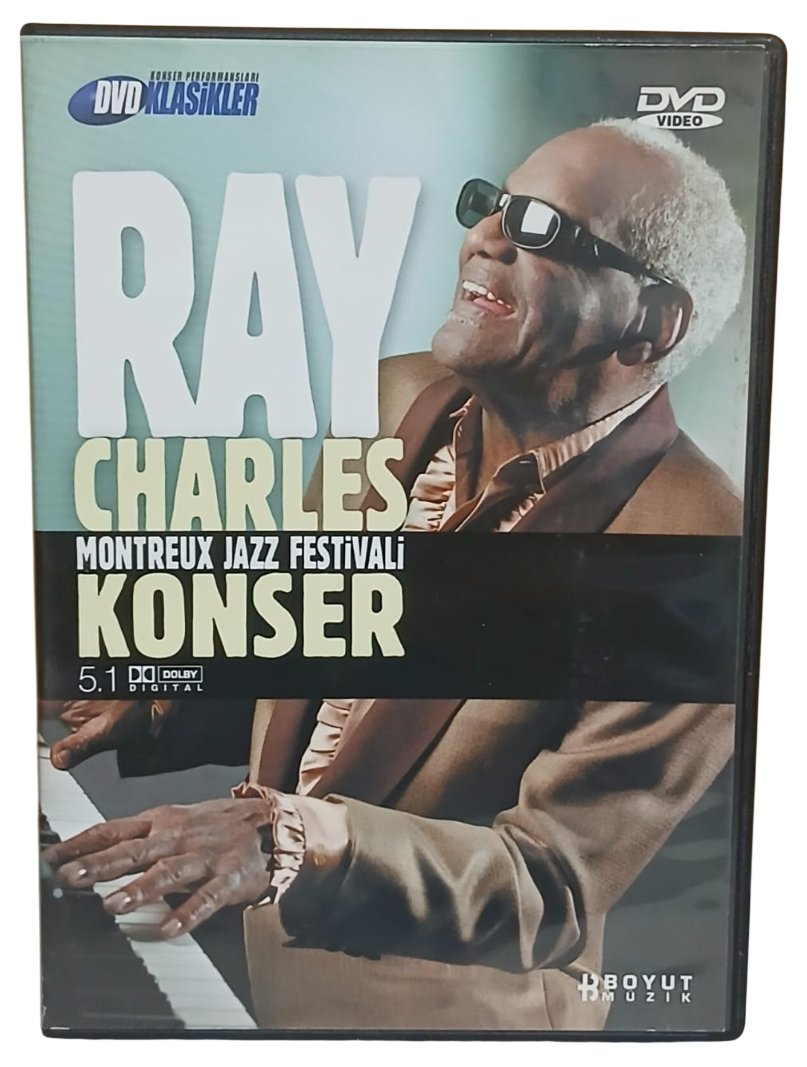 ray charles2-Photoroom Ray Charles Montreux Jazz Festivali Dvd - Görsel 1