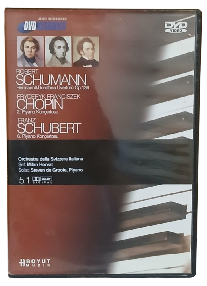 schuman-Photoroom Schuman,Chopin,Schubert Dvd - Görsel 1