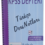 Kpss Defteri Türkçe Ders Notları