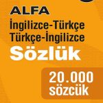 Alfa İngilizce Türkçe-Türkçe İngilizce Sözlük (Cep Boy)