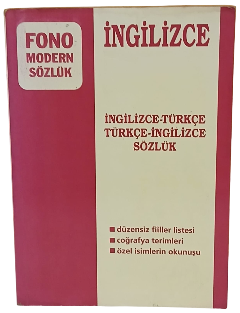 Fono 1 Fono Modern Sözlük İngilizce-Türkçe / Türkçe-İngilizce Sözlük - Görsel 1
