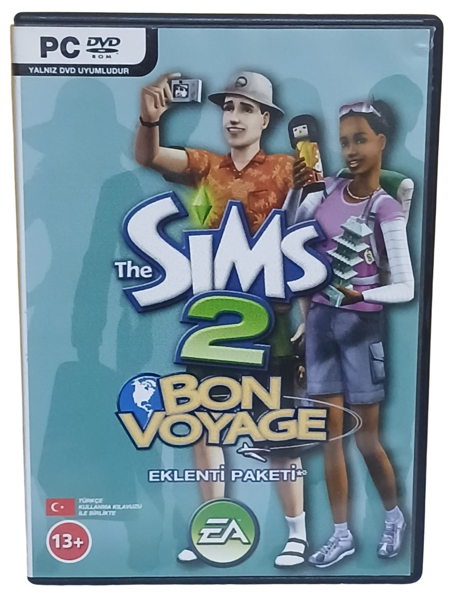 sims 2 bon-Photoroom The Sims 2 Bon Voyage Eklenti Paketi PC Dvd Oyun-Sims Bilgisayar Oyunu - Görsel 1