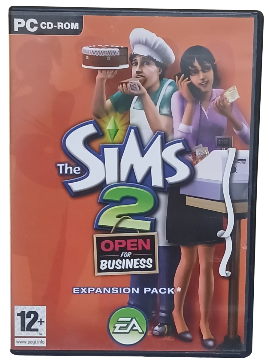 sims 2 open-Photoroom The Sims 2 Open For Business Expansion Pack PC Dvd Oyun-Sims Bilgisayar Oyunu - Görsel 1