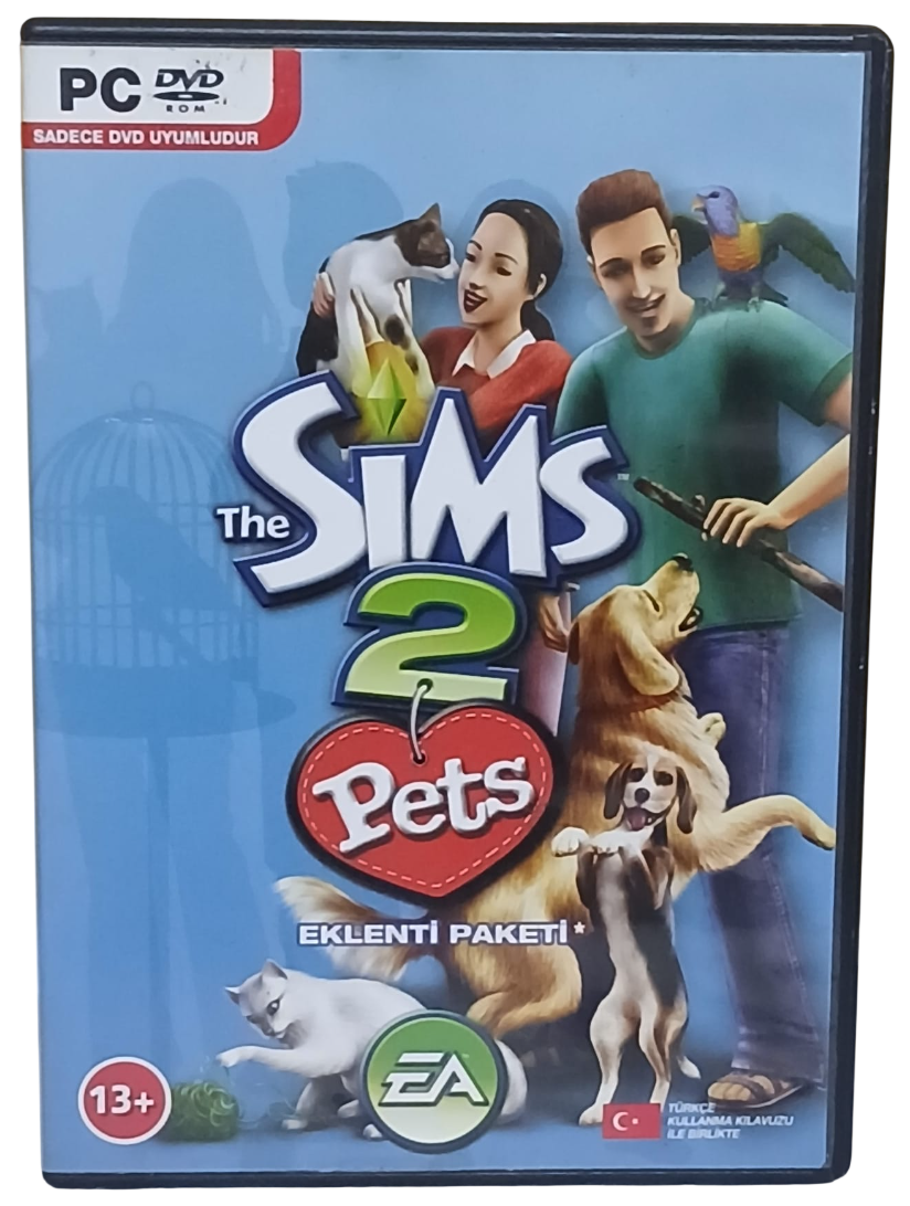 sims 2 pet-Photoroom The Sims 2 Pets Eklenti Paketi PC Dvd Oyun-Sims Bilgisayar Oyunu - Görsel 1