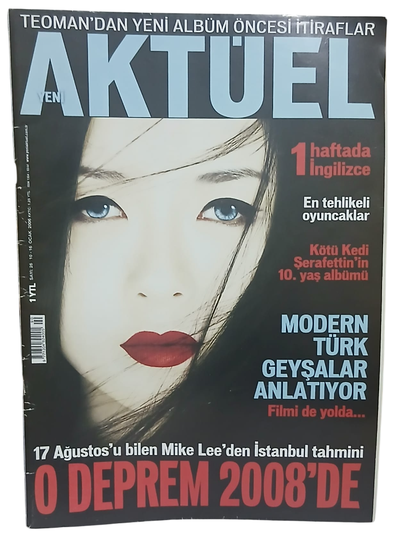 Yeni Aktüel Dergisi Geyşa Kapaklı-Photoroom Yeni Aktüel Dergisi Sayı 26-10/16 Ocak 2006 Geyşa Kapaklı - Görsel 1