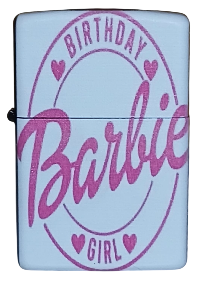 barbie-5-Photoroom Barbie Model 3 Zippo Tarzı Benzinli Çakmak Siyah - Görsel 1