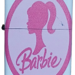 Barbie Model 5 Zippo Tarzı Benzinli Çakmak Siyah