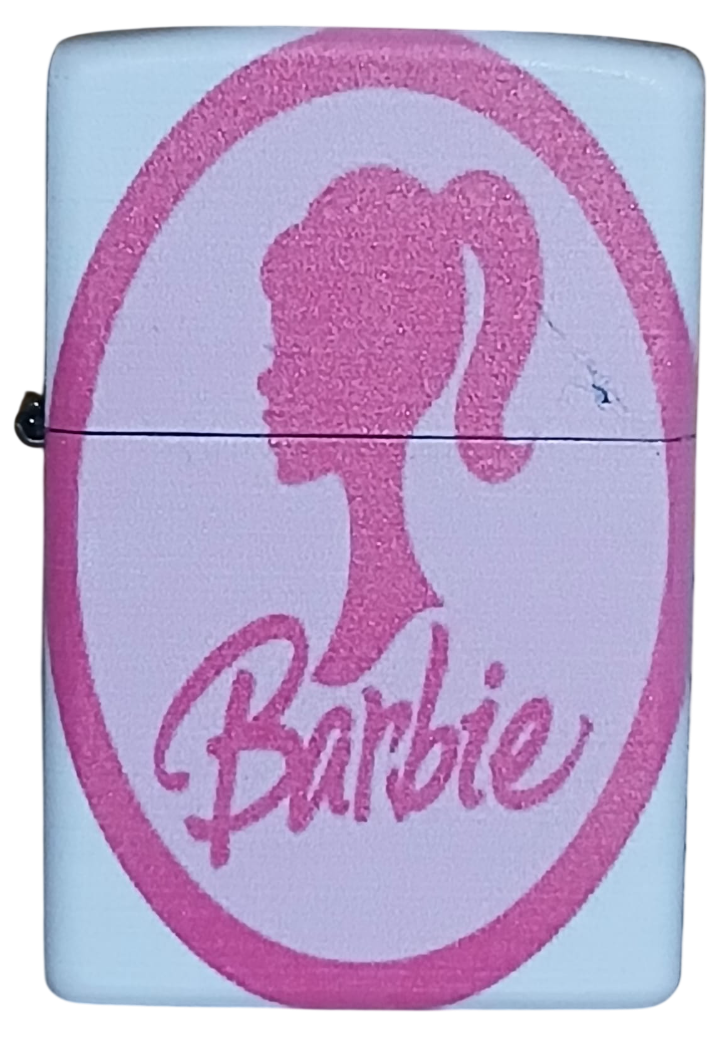 barbie-9-Photoroom Barbie Model 5 Zippo Tarzı Benzinli Çakmak Siyah - Görsel 1