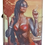 GTA 5 Model 8 Zippo Tarzı Benzinli Çakmak Siyah