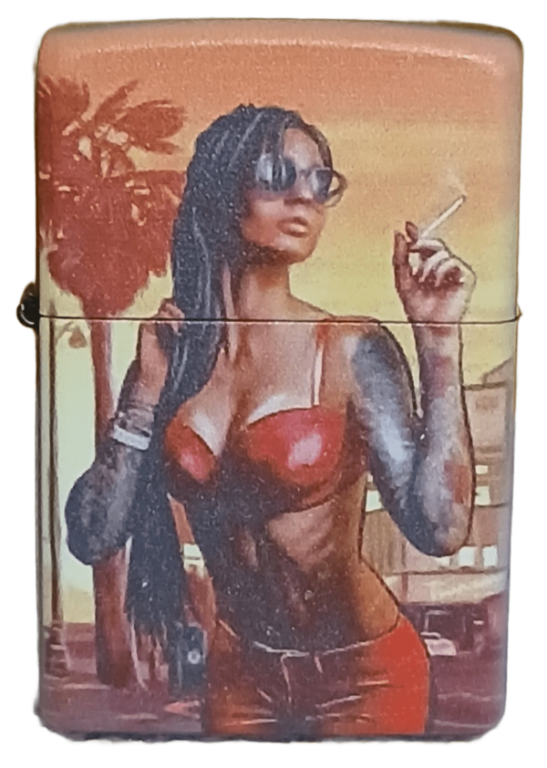 GTA 5 Model 8 Zippo Tarzı Benzinli Çakmak Siyah