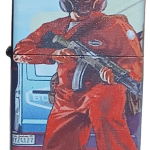 GTA 5 Model 10 Zippo Tarzı Benzinli Çakmak Siyah