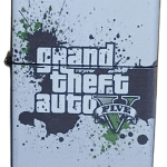 GTA 5 Model 3 Zippo Tarzı Benzinli Çakmak Siyah