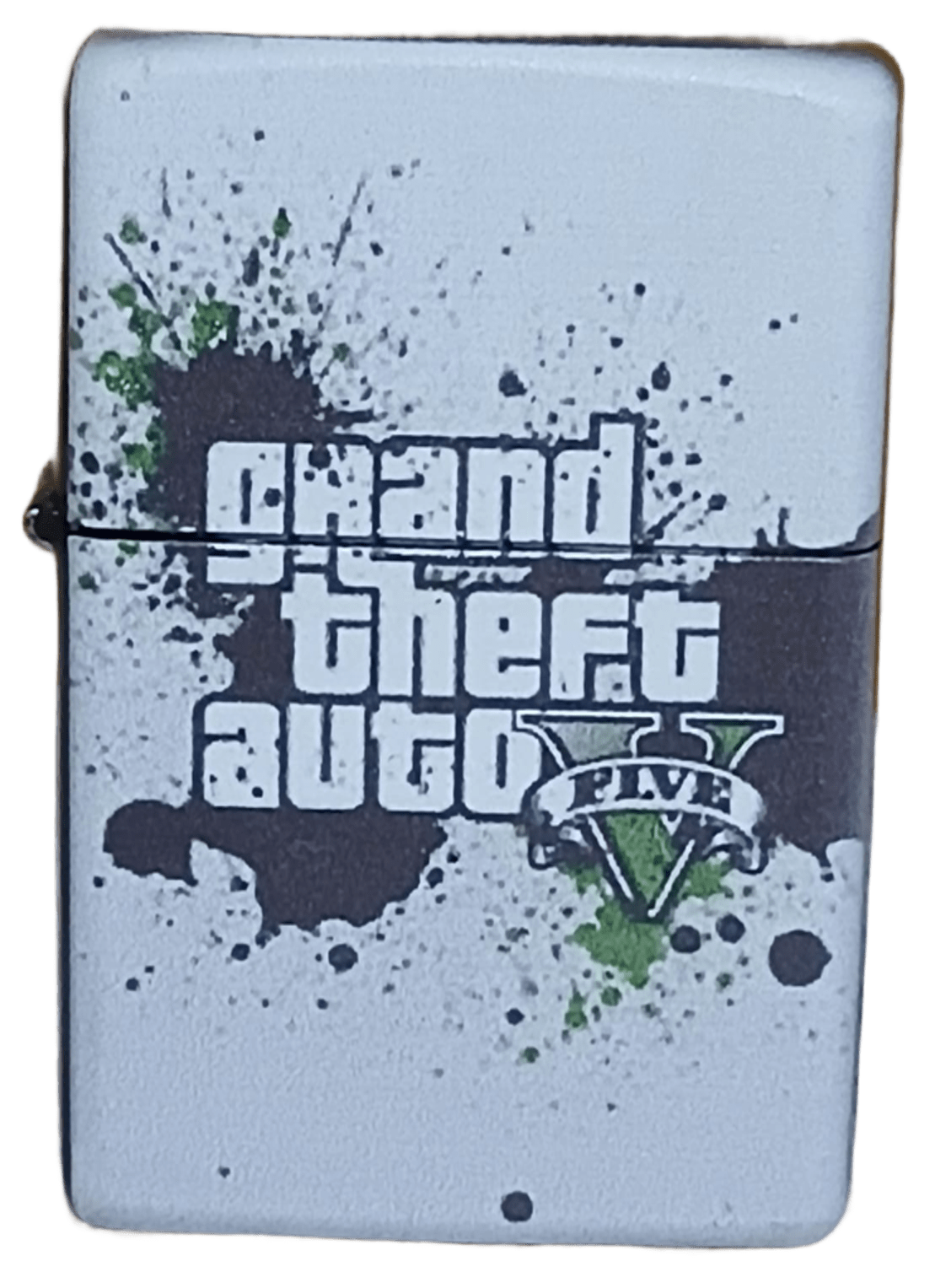gta5-5 GTA 5 Model 3 Zippo Tarzı Benzinli Çakmak Siyah - Görsel 1