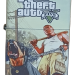 GTA 5 Model 5 Zippo Tarzı Benzinli Çakmak Siyah
