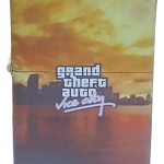 GTA Vice City Model 3 Zippo Tarzı Benzinli Çakmak Siyah
