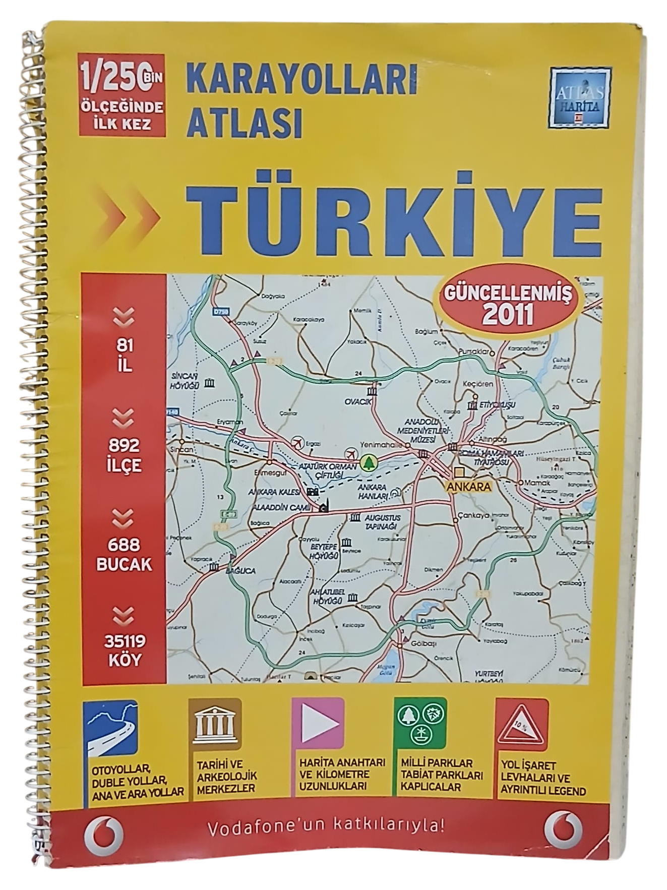 karayolları-Photoroom Türkiye Karayolları Haritası 2011 - Görsel 1