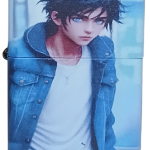 Manga Model 1 Zippo Tarzı Benzinli Çakmak Siyah