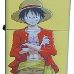 Manga Model 7 Zippo Tarzı Benzinli Çakmak Siyah