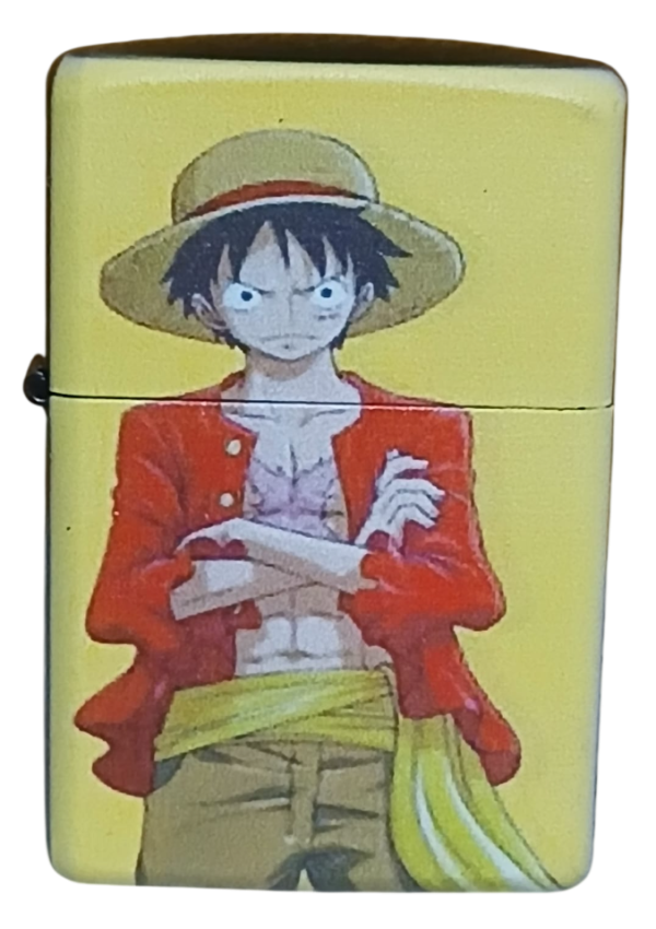 Manga Model 7 Zippo Tarzı Benzinli Çakmak Siyah