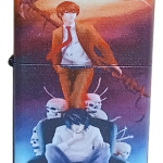 Manga Model 8 Zippo Tarzı Benzinli Çakmak Siyah