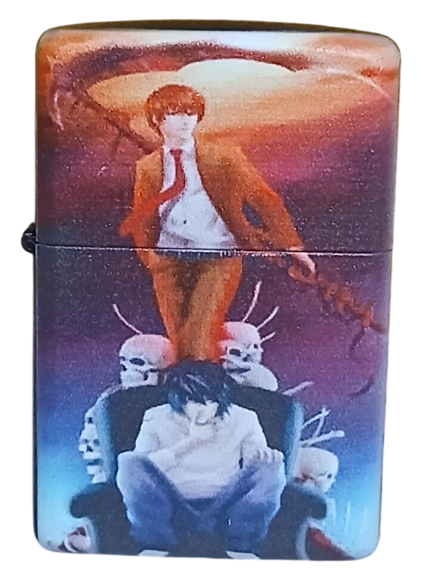 Manga Model 8 Zippo Tarzı Benzinli Çakmak Siyah