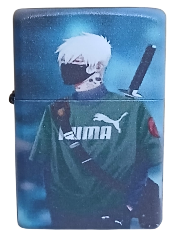 Manga Model 2 Zippo Tarzı Benzinli Çakmak Siyah