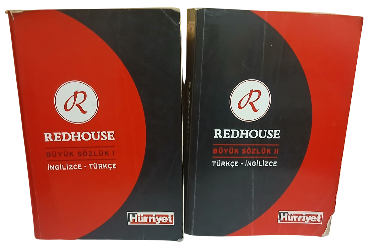 redhouse-Photoroom (1) Redhouse Büyük Sözlük İngilizce-Türkçe / Türkçe-İngilizce Sözlük (2 Cilt Takım) - Görsel 1