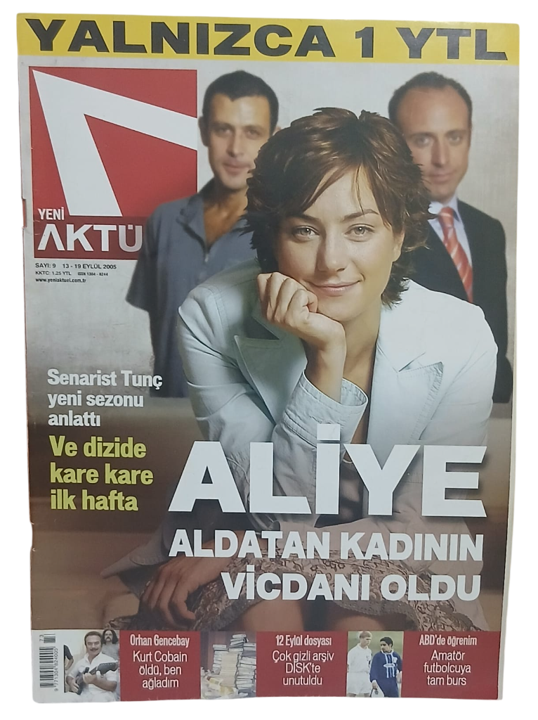 aktüel aliye-Photoroom Yeni Aktüel Dergisi Sayı 9 / 13-19 Eylül 2005 Aliye Kapaklı - Görsel 1