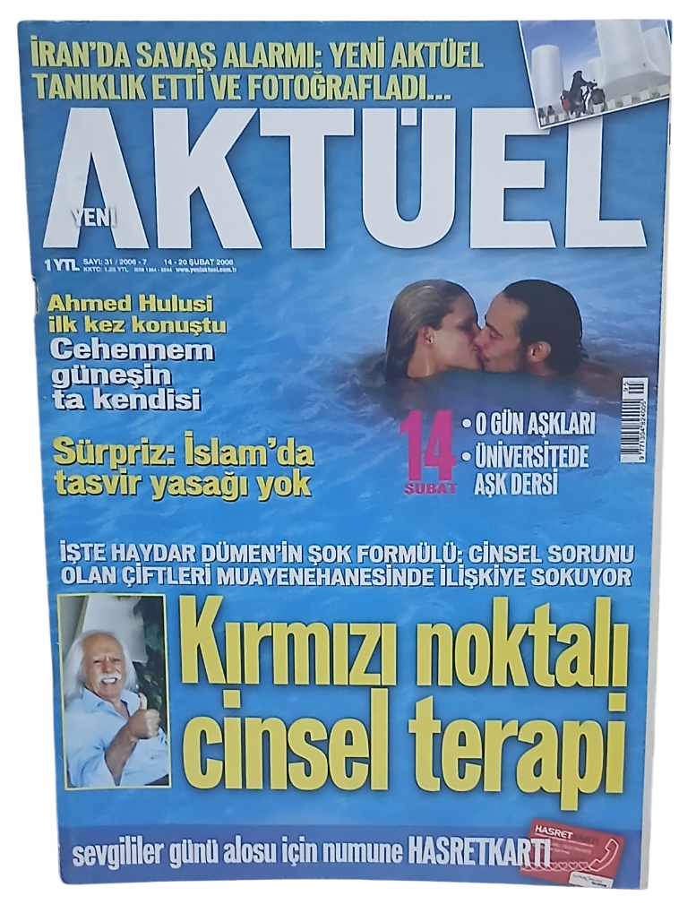 aktüel kırmızı-Photoroom Yeni Aktüel Dergisi Sayı 31 / 14-20 Şubat 2006 - Görsel 1