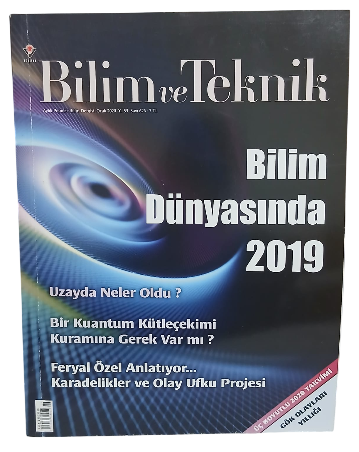 bilim 2019-Photoroom Bilim ve Teknik Dergisi Sayı 626 / Ocak 2020 Bilim Dünyasında 2019 - Görsel 1