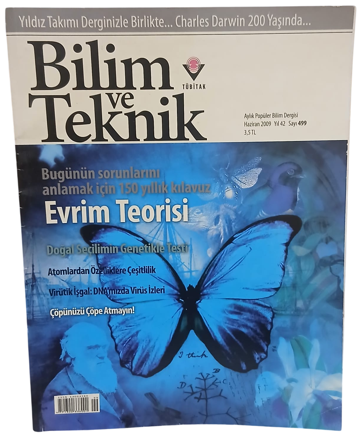 bilim evrim-Photoroom Bilim ve Teknik Dergisi Sayı 499 / Haziran 2009 Evrim Teorisi - Görsel 1
