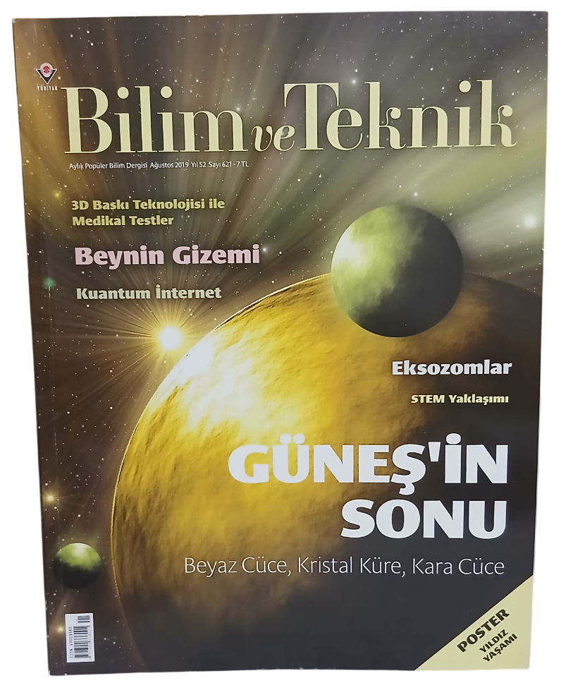 bilim güneşin sonu-Photoroom Bilim ve Teknik Dergisi Sayı 621 / Ağustos 2019 - Görsel 1
