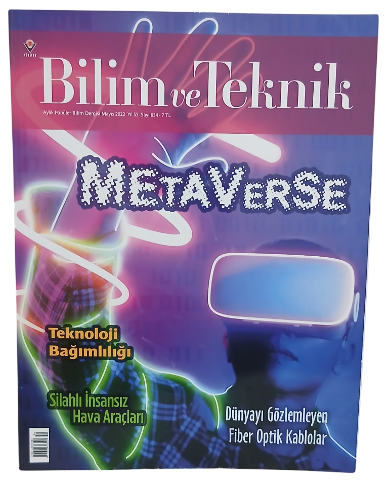 bilim metaverse-Photoroom Bilim ve Teknik Dergisi Sayı 654 / Mayıs 2022 - Görsel 1