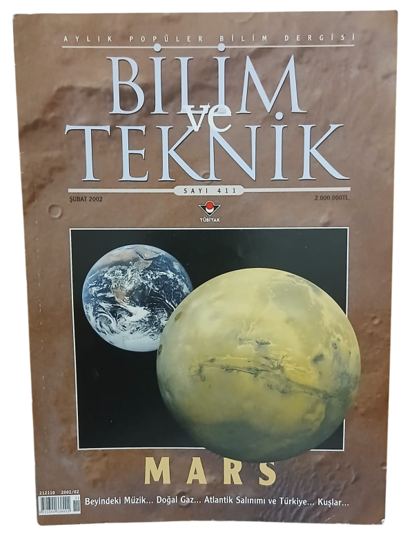 Bilim ve Teknik Dergisi Sayı 411 / Şubat 2002 Mars