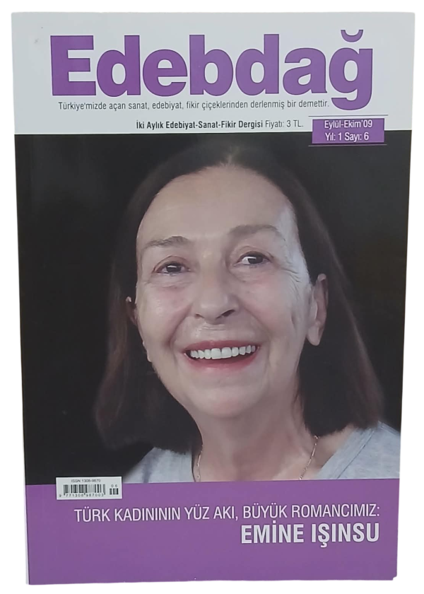 Edebdağ Fikir,Sanat ve Edebiyat Dergisi Sayı 6 / Eylül-Ekim 2009 Emine Işınsu Kapaklı