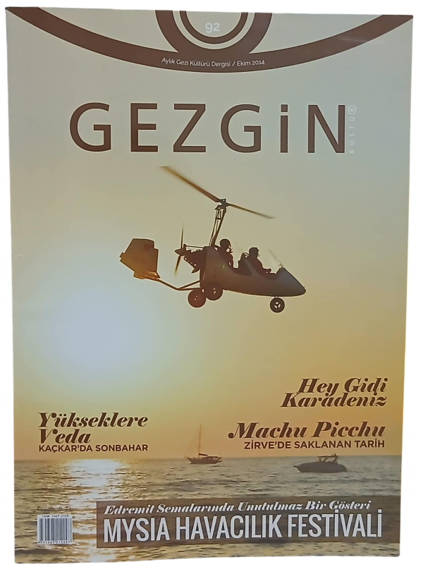 Gezgin Gezi Kültürü Dergisi Sayı 92 / Ekim 2014