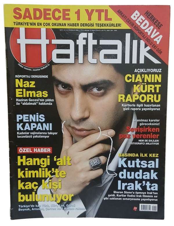 Haftalık Haber Dergisi Sayı 142 / 23-29 Aralık 2005 Necati Şaşmaz Kapaklı