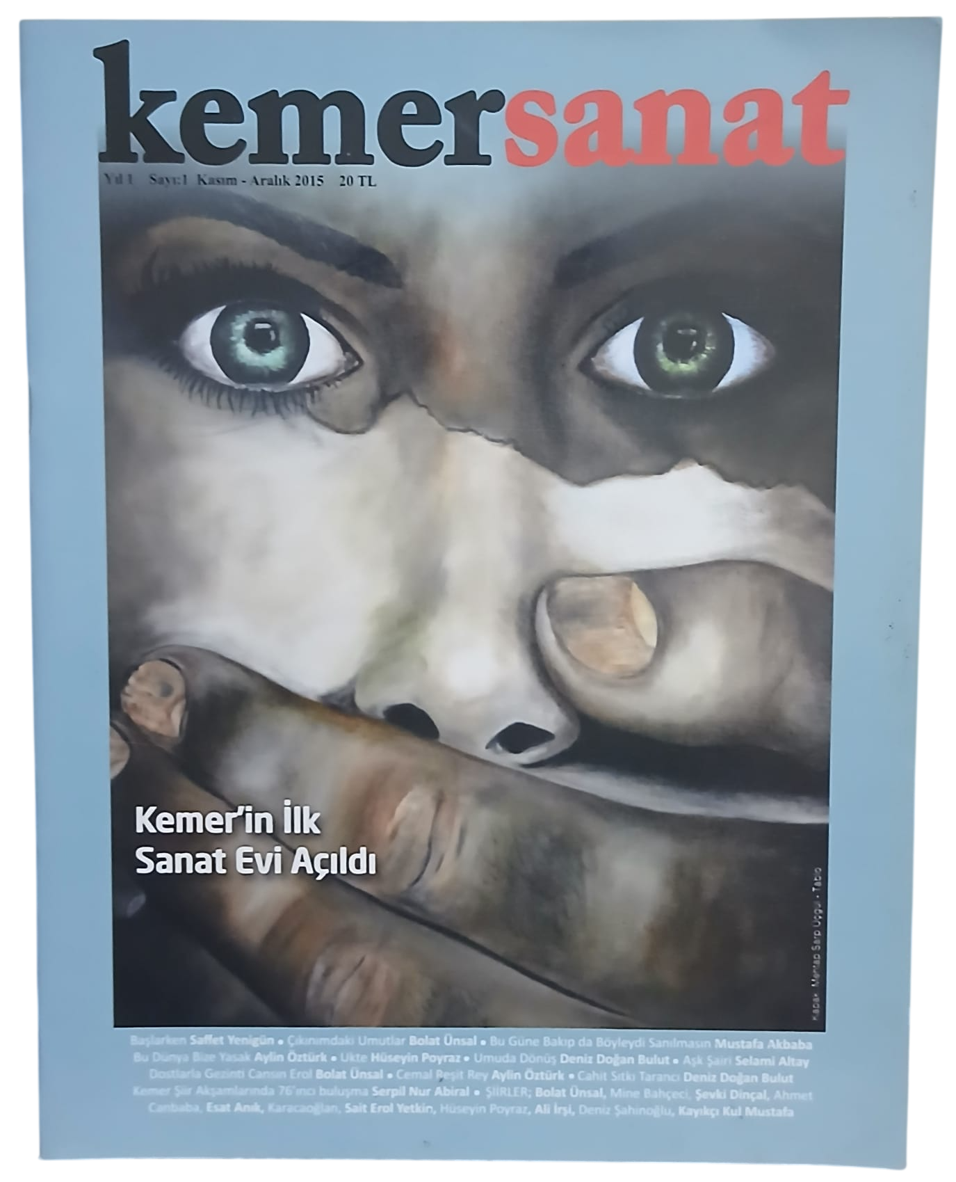 kemer-Photoroom Kemer Sanat Dergi Sayı 1 / Kasım-Aralık 2015 - Görsel 1
