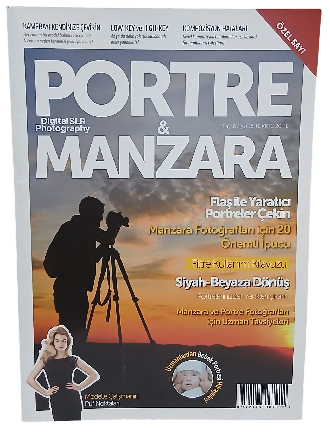 portre-Photoroom Digital SLR Photography Fotoğraf Dergisi Sayı 6 / Portre & Manzara Özel Sayı - Görsel 1