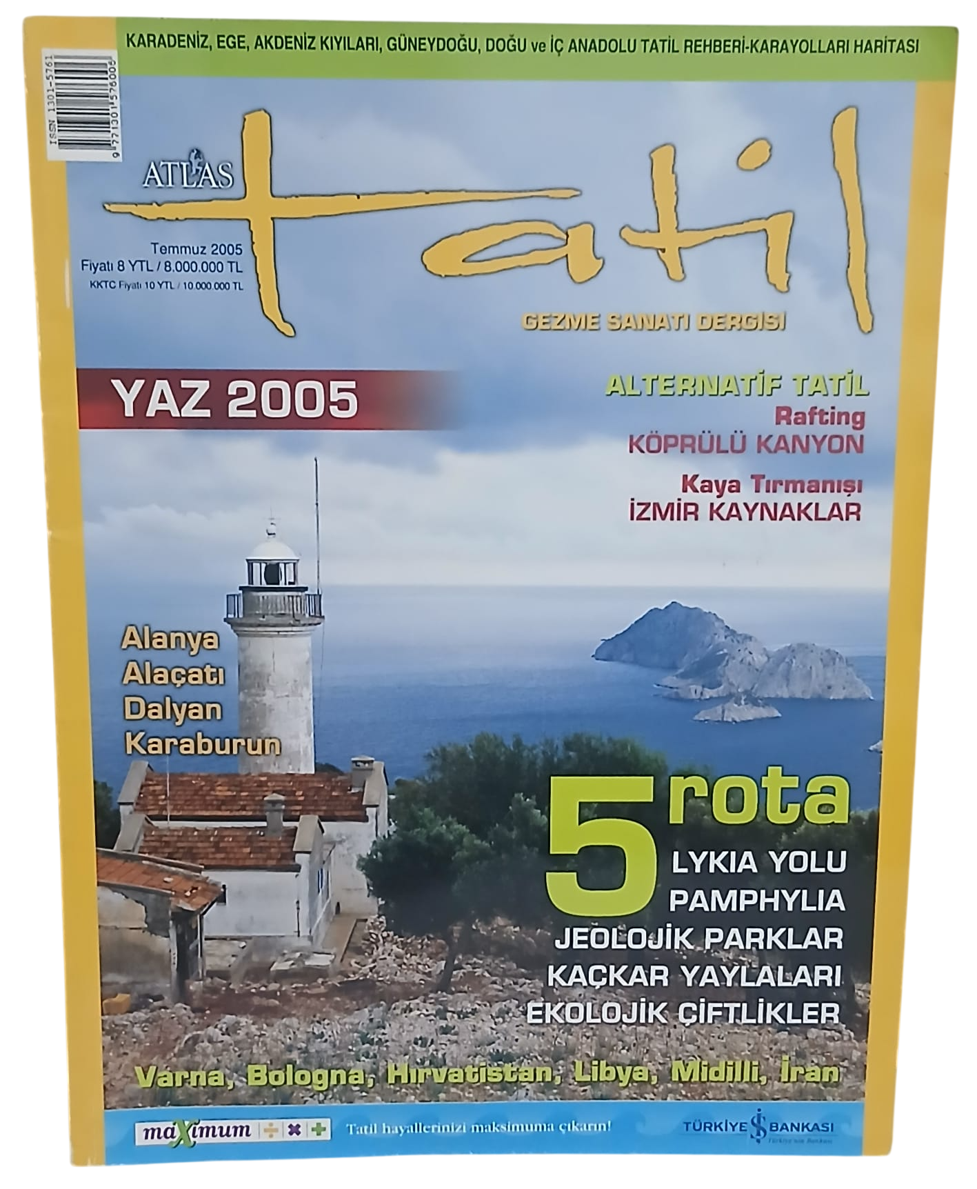 tatil-Photoroom Atlas Tatil Gezi Dergisi Temmuz 2005 - Görsel 1