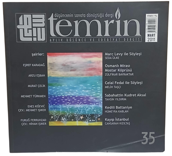 Temrin Düşünce ve Edebiyat Dergisi Sayı 35 / Mart 2011