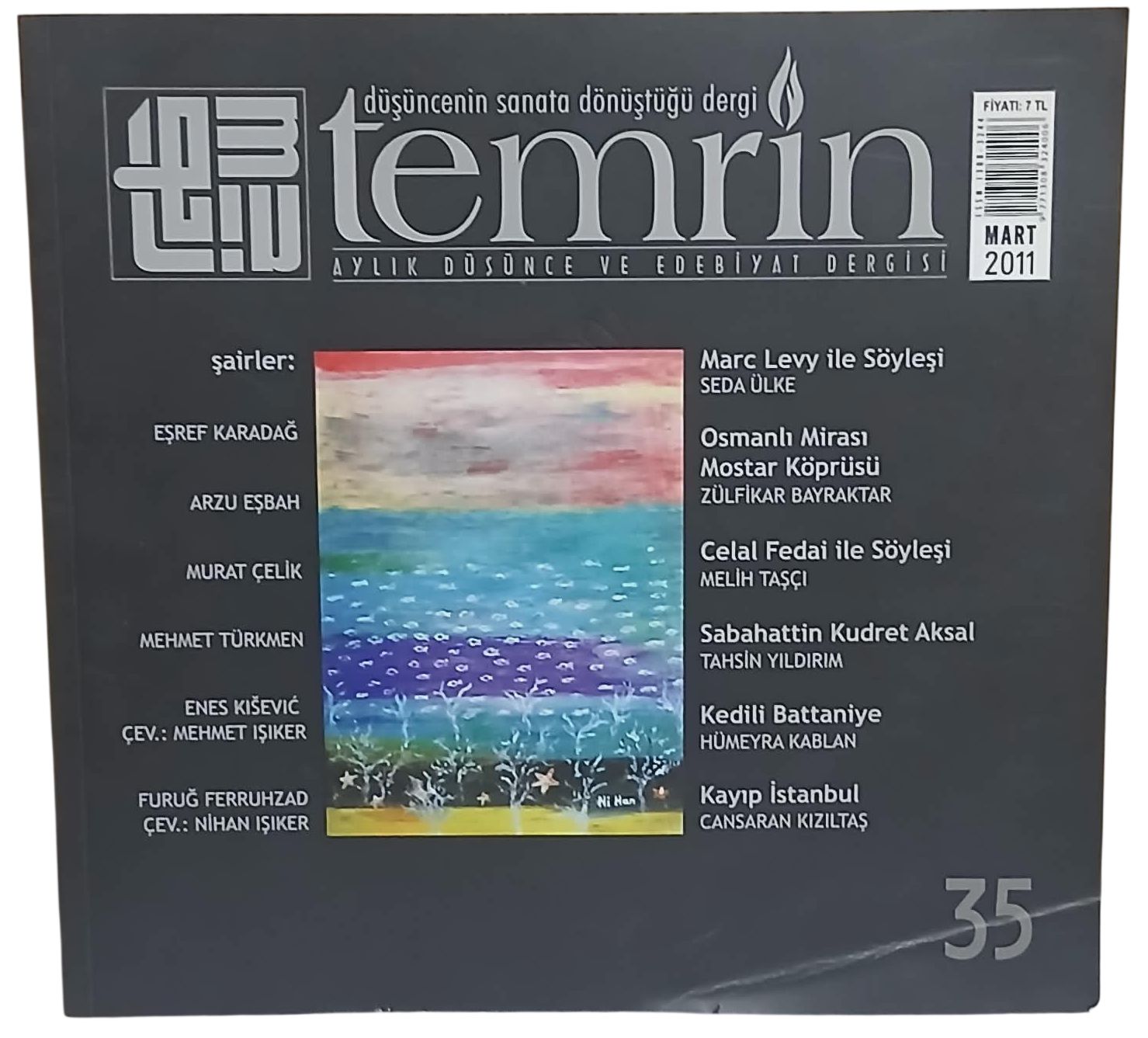 temrin 35-Photoroom Temrin Düşünce ve Edebiyat Dergisi Sayı 35 / Mart 2011 - Görsel 1
