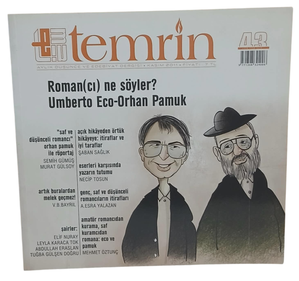 Temrin Düşünce ve Edebiyat Dergisi Sayı 43 / Kasım 2011