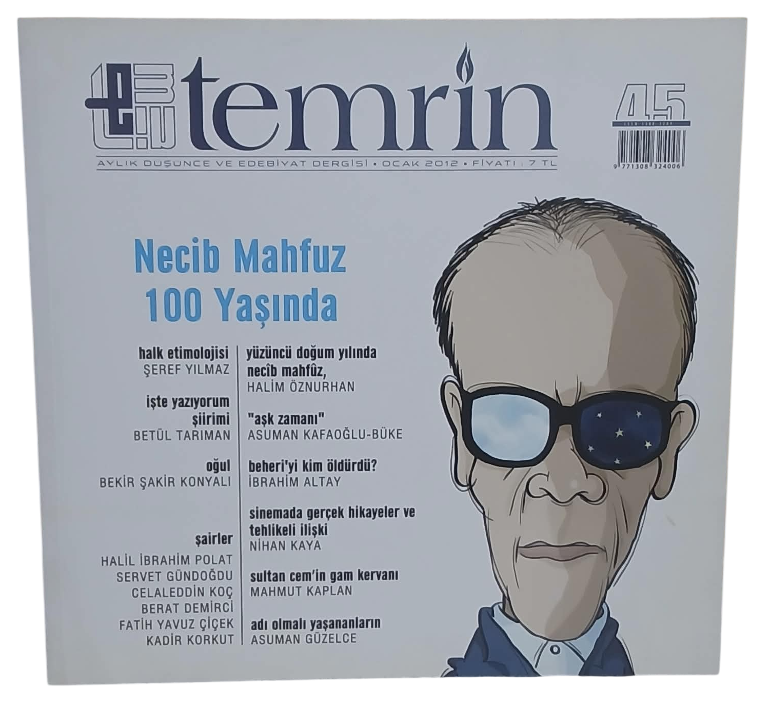 temrin 45-Photoroom Temrin Düşünce ve Edebiyat Dergisi Sayı 45 / Ocak 2012 - Görsel 1