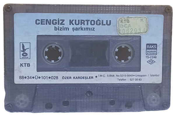 Cengiz Kurtoğlu Bizim Şarkımız Kaset