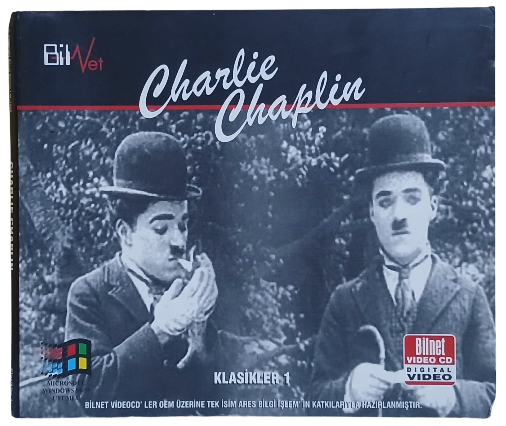 charli chaplin-Photoroom Charlie Chaplin Klasikler 1 Vcd - Görsel 1
